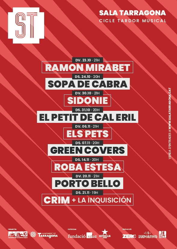 Cartell cicle Sala Tarragona