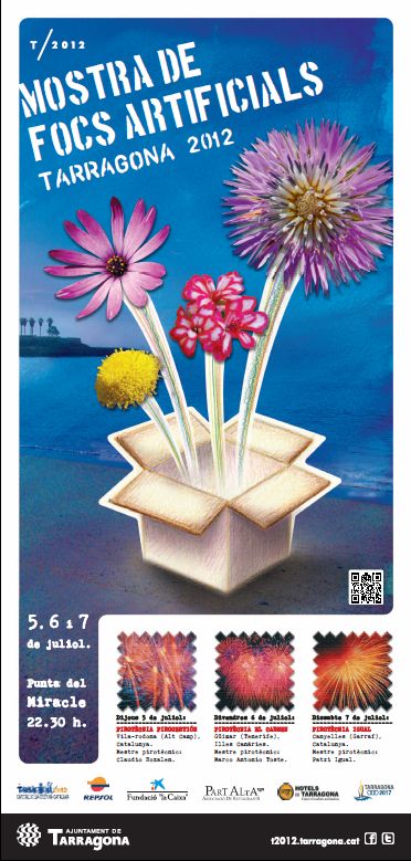 Cartel Mostra de Focs Artificials 2012