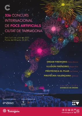 Concurs de Focs 2025 - cartell
