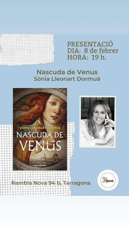 Presentació de 'Nascuda de Venus', de Sònia Lleonart Dormuà