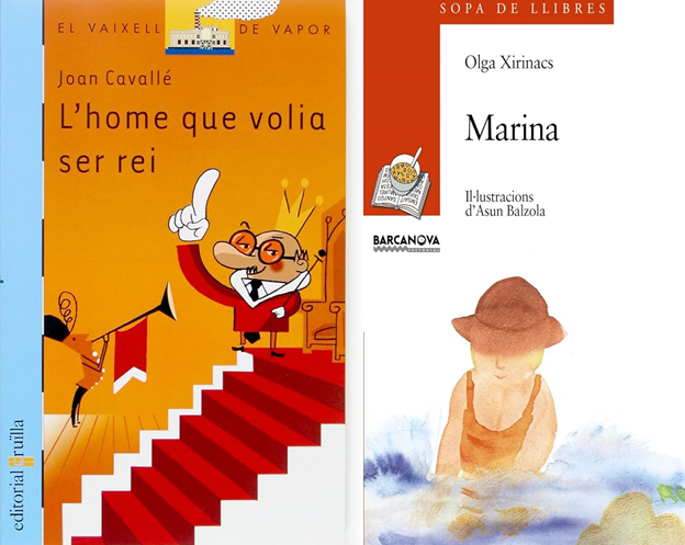 "L'home que volia ser rei" de Joan Cavallé i "Marina, cavall de mar" d'Olga Xirinacs