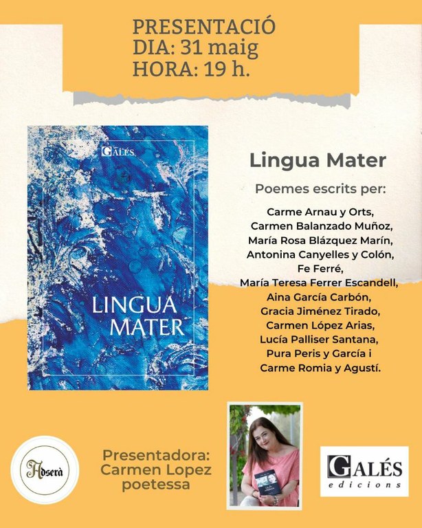'Lingua Mater', llibre de poemes