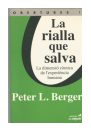 'La rialla que salva: la dimensió còmica de l'experiència humana' de Peter L. Berger
