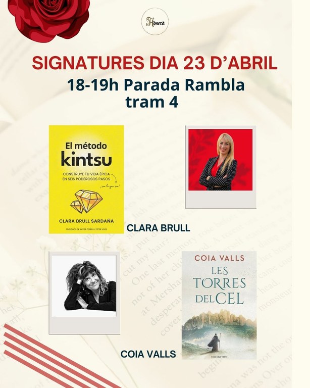Signatura de les autores locals Clara Brull i Coia Valls