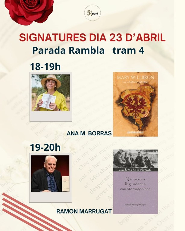 Signatura dels autors locals Ana Maria Borràs i Ramon Marrugat