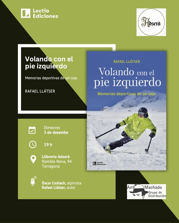 Presentació de 'Volando con el pie izquierdo', de Rafael Llátser