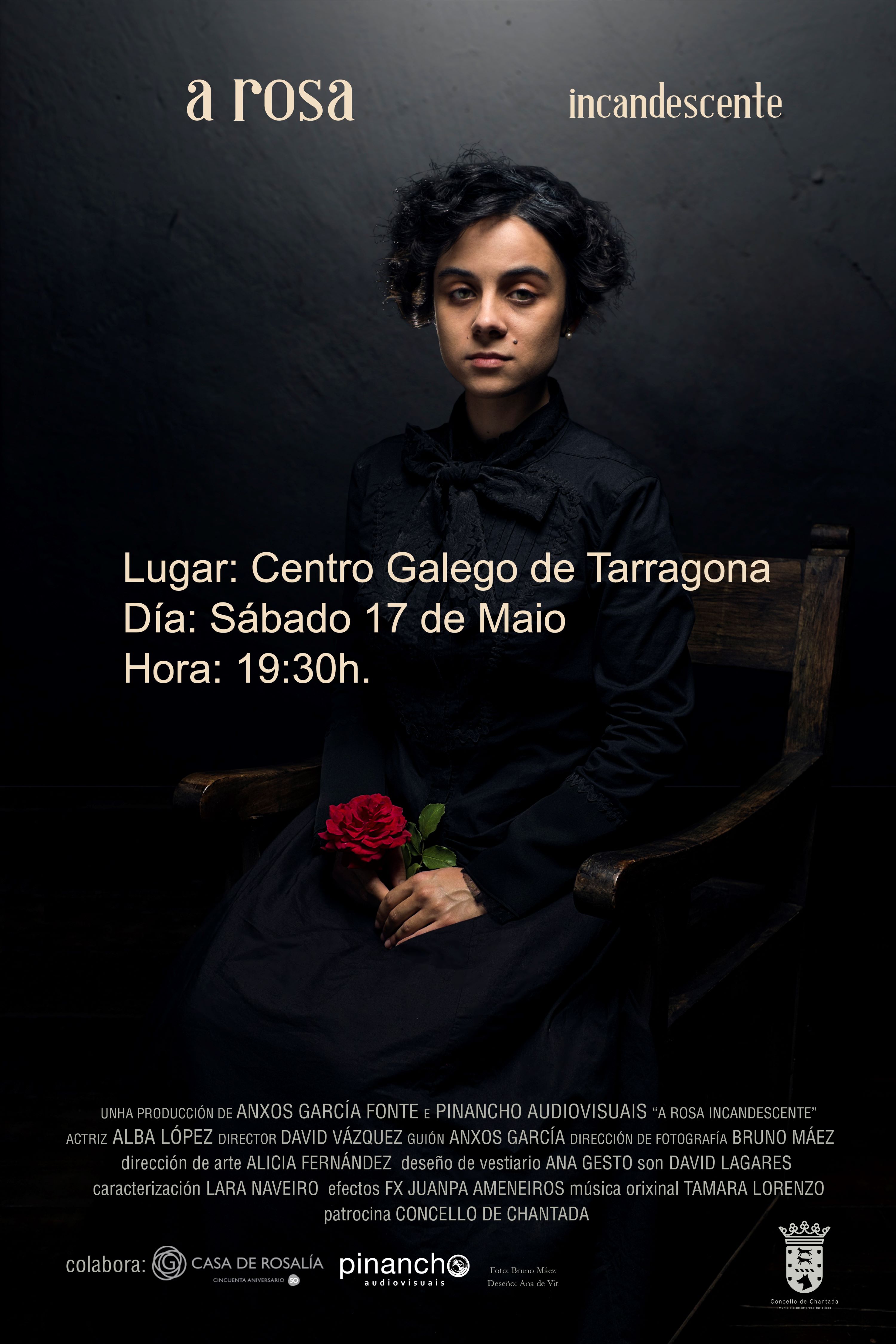 Celebració del "Dia das Letras Galegas" i projecció del documental "A Rosa Incandescente"