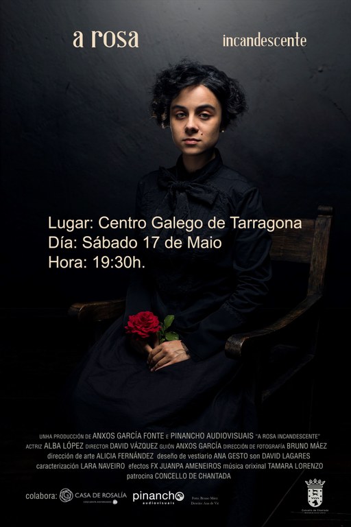 Celebració del "Dia das Letras Galegas" i projecció del documental "A Rosa Incandescente"