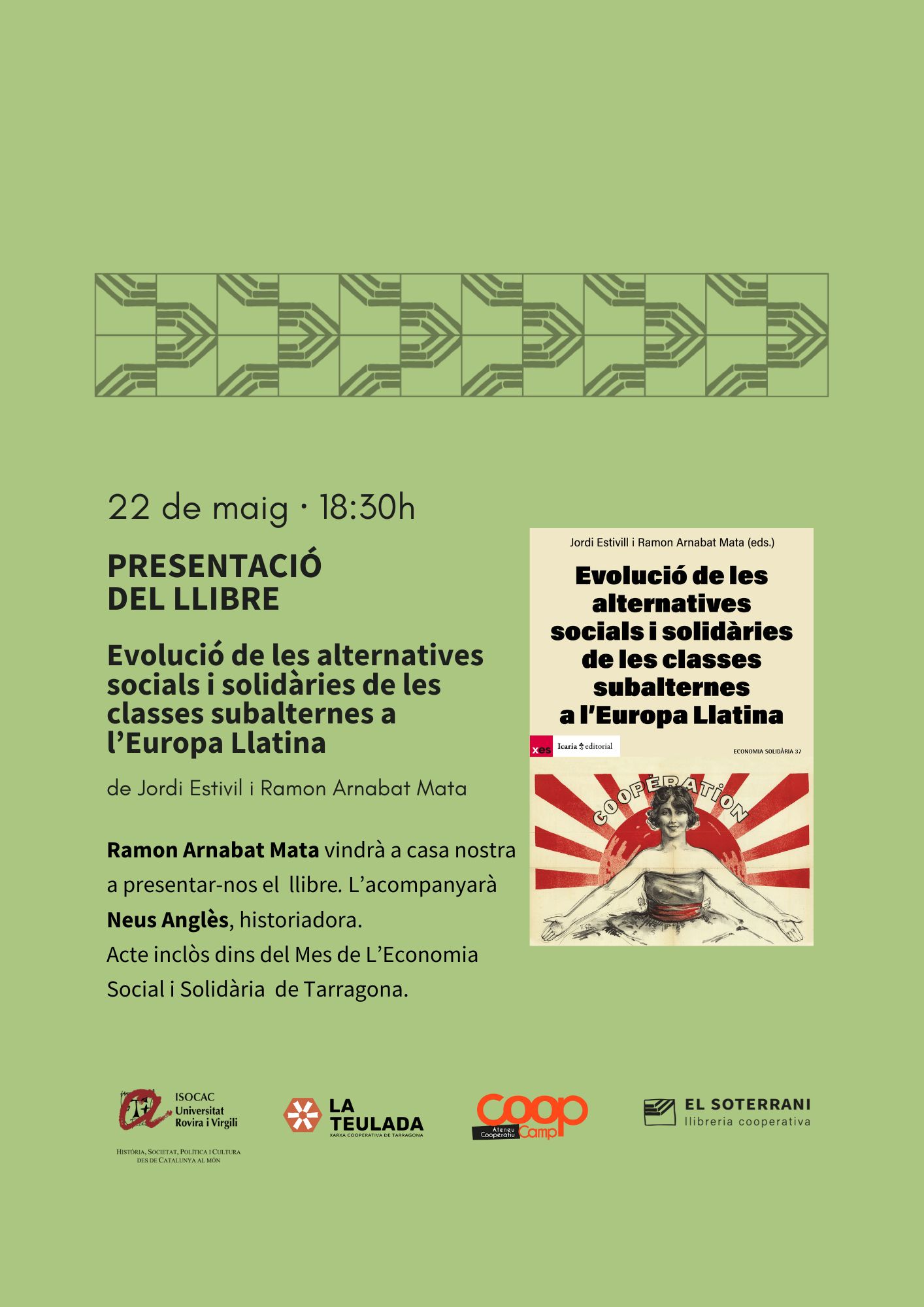 Presentació del llibre Evolució de les Alternatives Socials i Solidàries de les Classes Subalternes a l'Europa Llatina