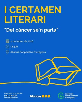Certamen literari "Del càncer se'n parla"