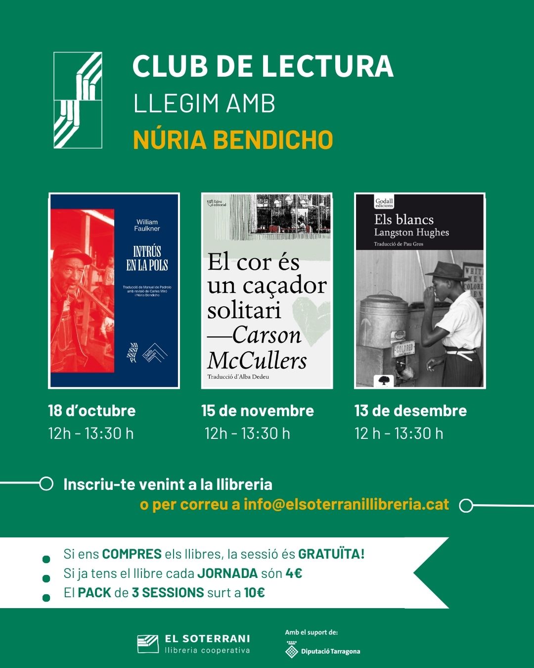 Club de lectura "Llegim", amb Núria Bendicho