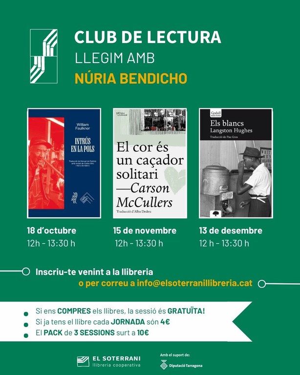 Club de lectura "Llegim", amb Núria Bendicho