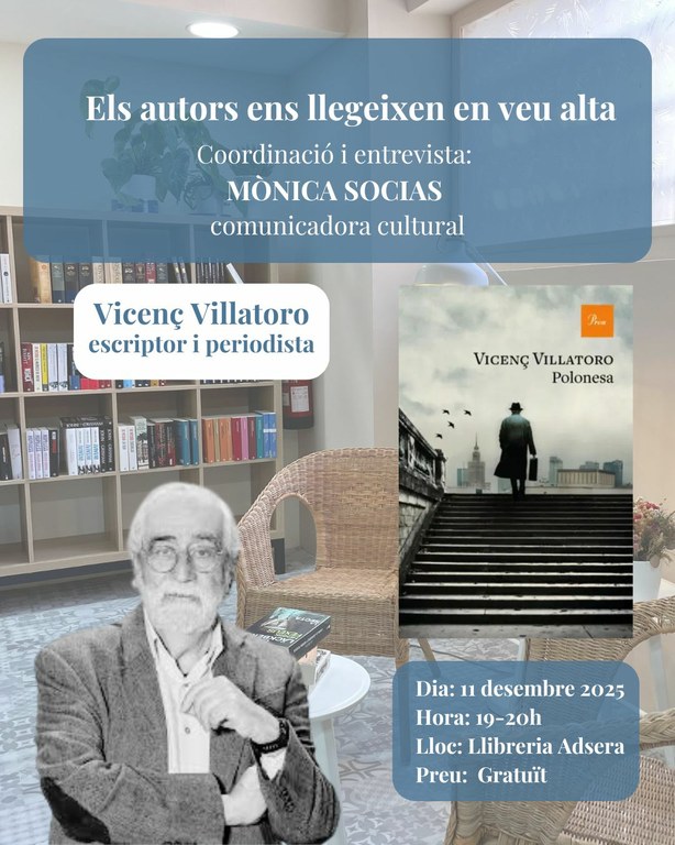 Els autors llegeixen en veu alta, Vicenç Villatoro amb "Polonesa"