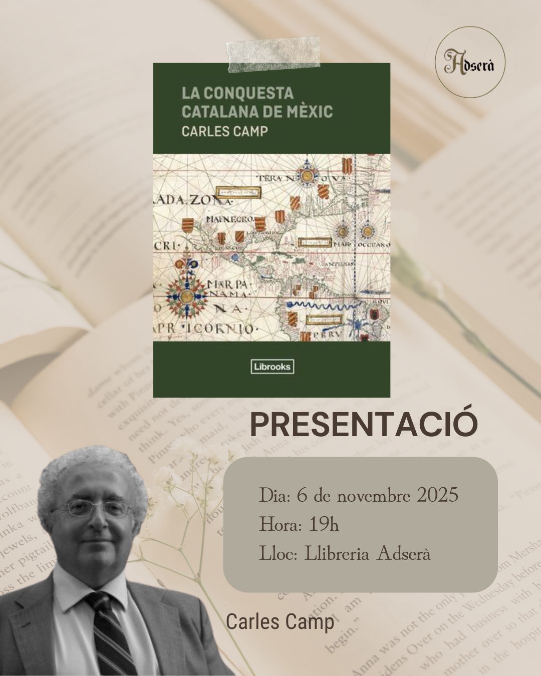 Presentació del llibre 'La conquesta catalana de Mèxic', de Carles Camp