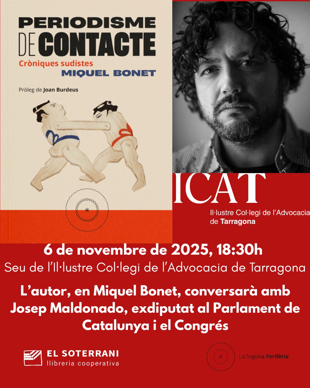 Presentació del llibre 'Periodisme de contacte. Cròniques sudistes', de Miquel Bonet