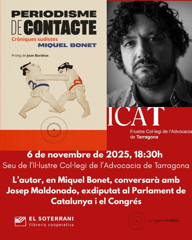 Presentació del llibre 'Periodisme de contacte. Cròniques sudistes', de Miquel Bonet