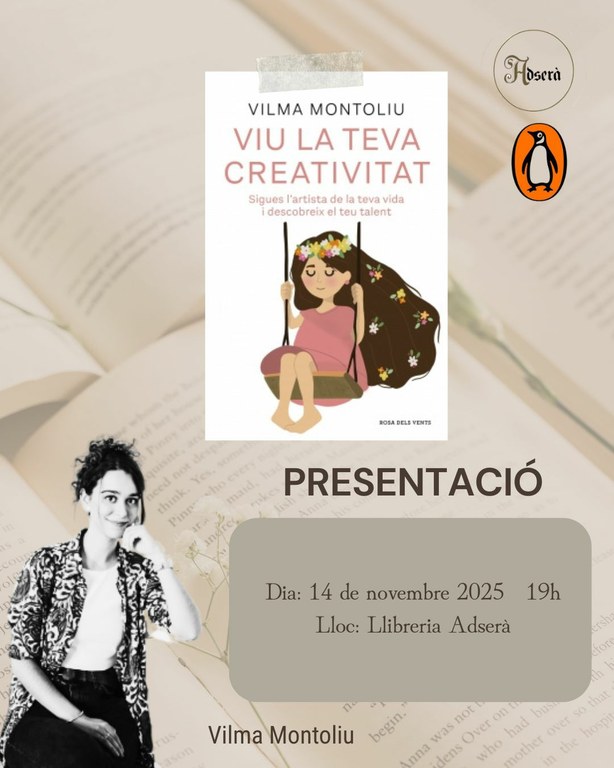 Presentació del llibre 'Viu la teva creativitat, de Vilma Montoliu