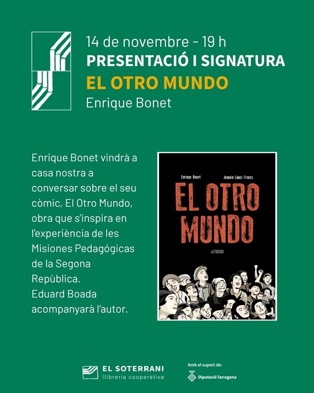 Presentació i signatura del llibre "El otro mundo", d'Enrique Bonet