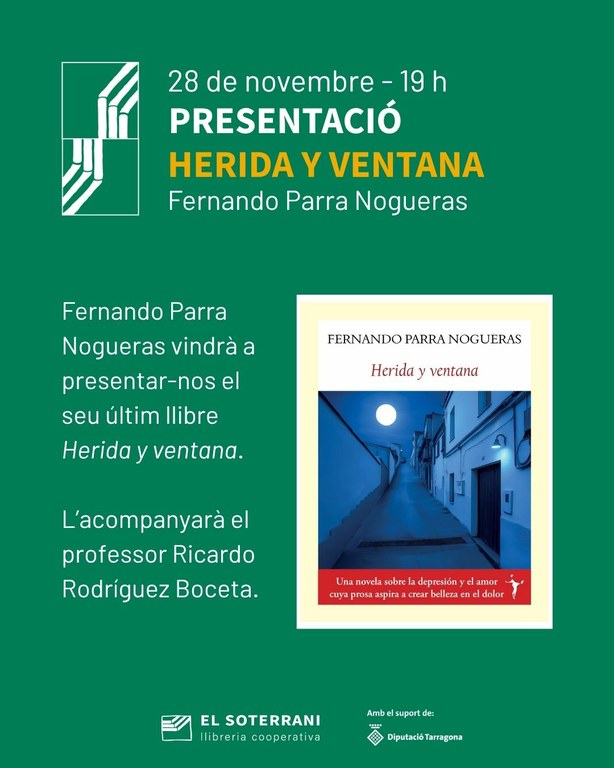 Presentació del llibre 'Herida y ventana'
