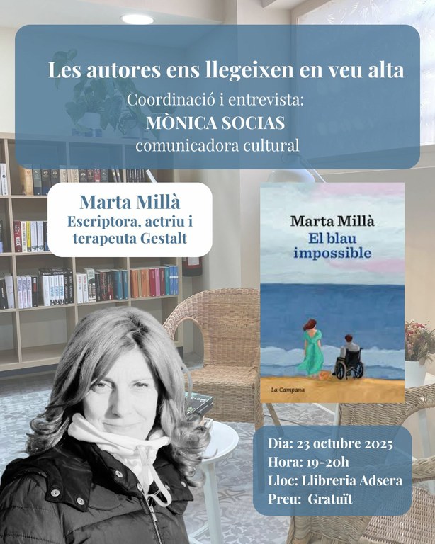 Les autores llegeixen en veu alta: Marta Millà
