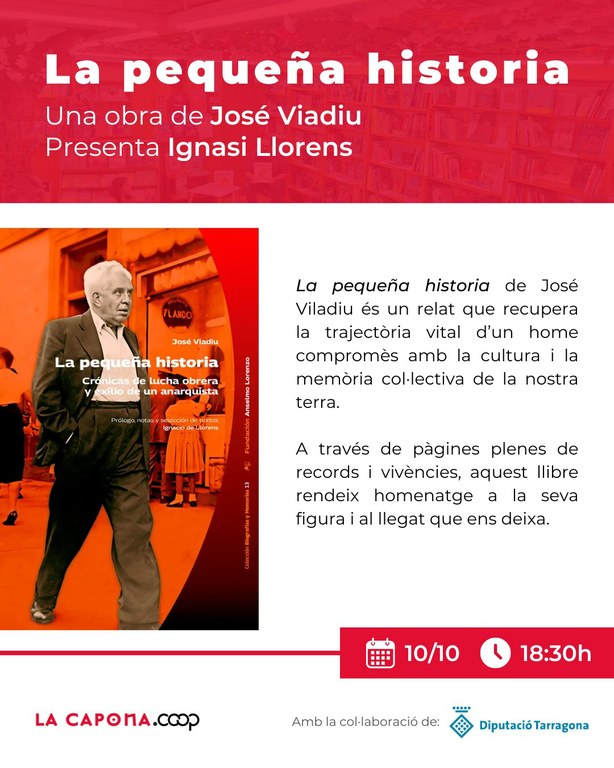 Presentació del llibre "La pequeña historia" 