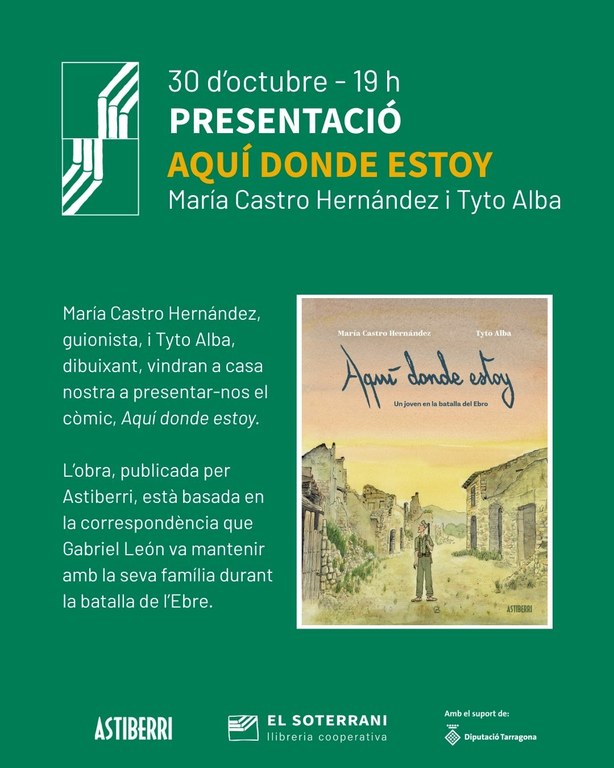 Presentació del còmic 'Aquí dónde estoy', de María Castro Hernández i Tyto Alba