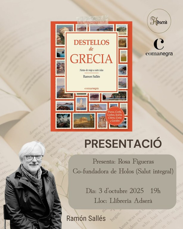 Presentació del llibre "Destellos de Grecia", de Ramón Sellés