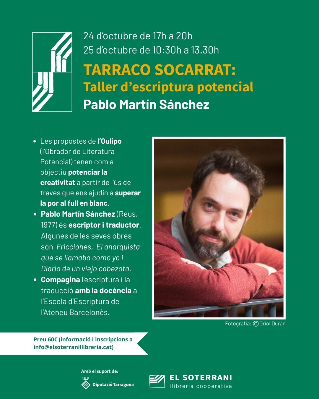 Tàrraco Socarrat: Taller d'escriptura potencial