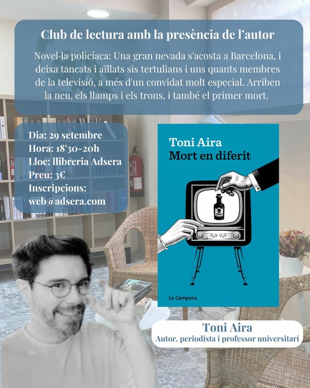 Club de lectura del llibre "Mort en diferit"