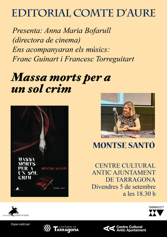 Presentació del llibre "Massa morts per a un sol crim"