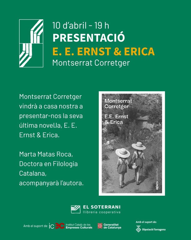 Presentació del llibre "E. E. Ernst & Erica", de Marta Matas
