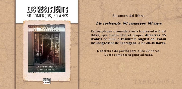 Presentació del llibre “Els resistents. 50 comerços. 50 anys”