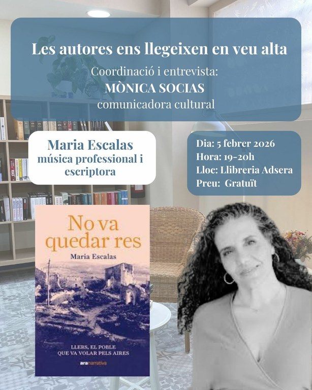 Les autores llegeixen en veu alta: Maria Escalas