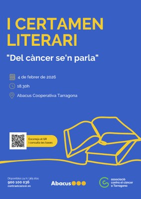 Lliurament de premis del 1r Certamen Literari "Del càncer se'n parla"