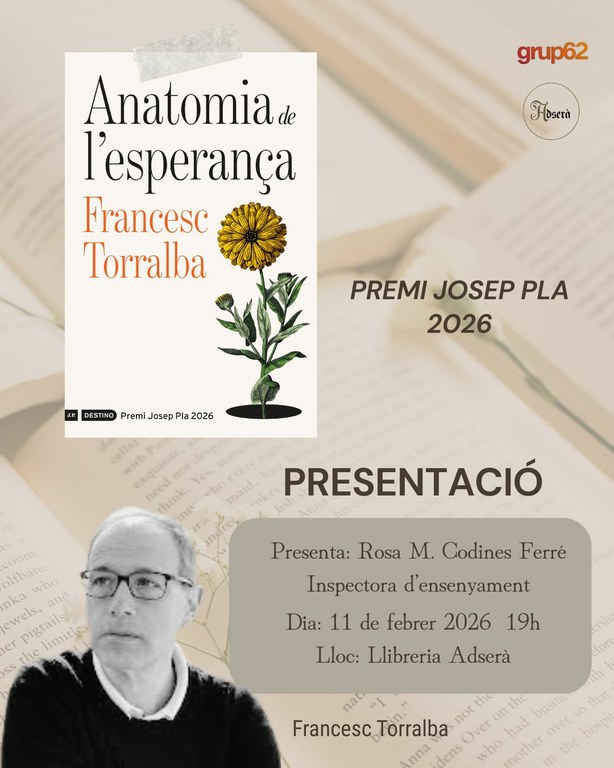 Presentació del llibre 'Anatomia de l'esperança', de Francesc Torralba
