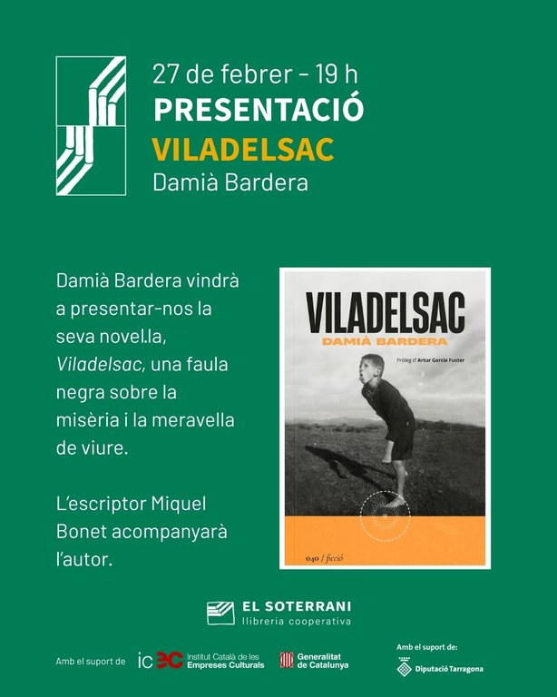 Presentació del llibre "Viladelsac", de Damià Bardera