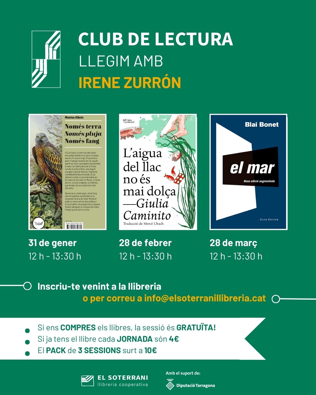 Club de lectura Llegim amb Irene Zurrón