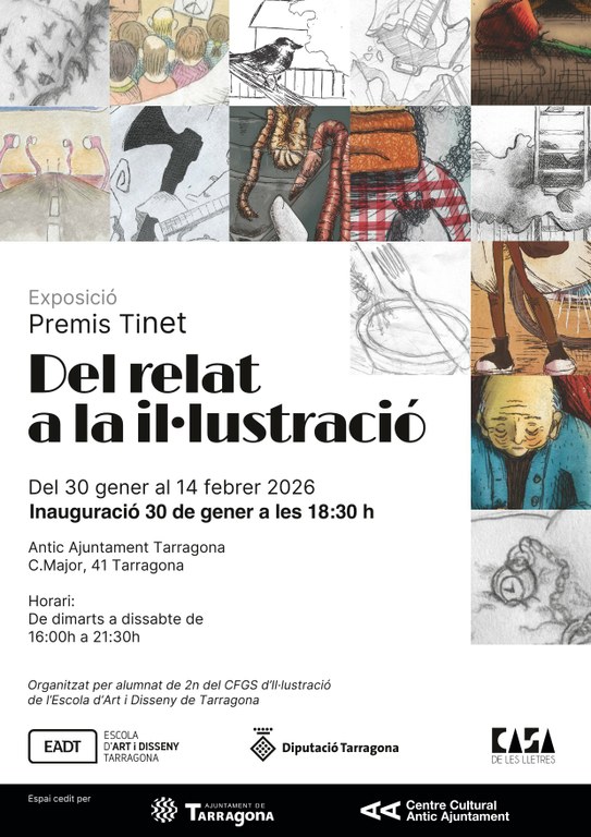 Exposició "Premis Tinet. Del relat a la il·lustració"
