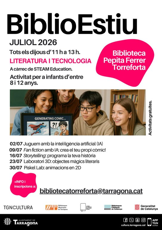 BiblioEstiu: Laboratori 3D: objectes màgics literaris