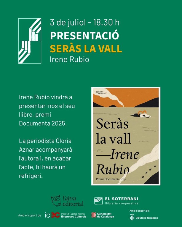 Presentació del llibre "Seràs la vall"