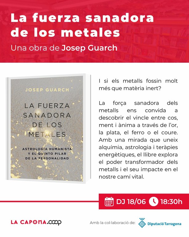 Presentació de “La fuerza sanadora de los metales”, de Josep Guarch