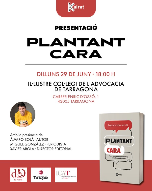 Presentació del llibre "Plantant cara", d'Álvaro Solà