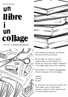 Club de lectura: "Un llibre i un collage"