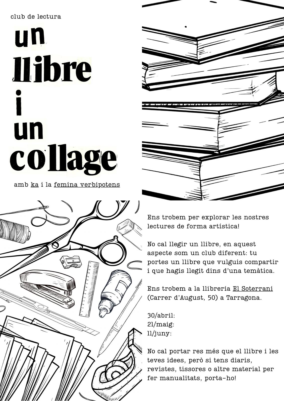 Club de lectura: "Un llibre i un collage"