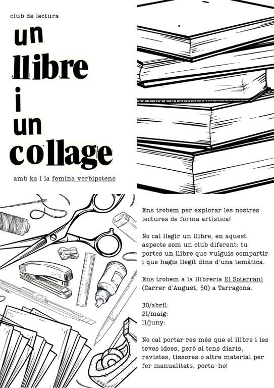 Club de lectura: "Un llibre i un collage"