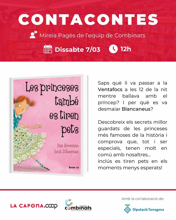 Contacontes a La Capona: Les princeses també es tiren pets