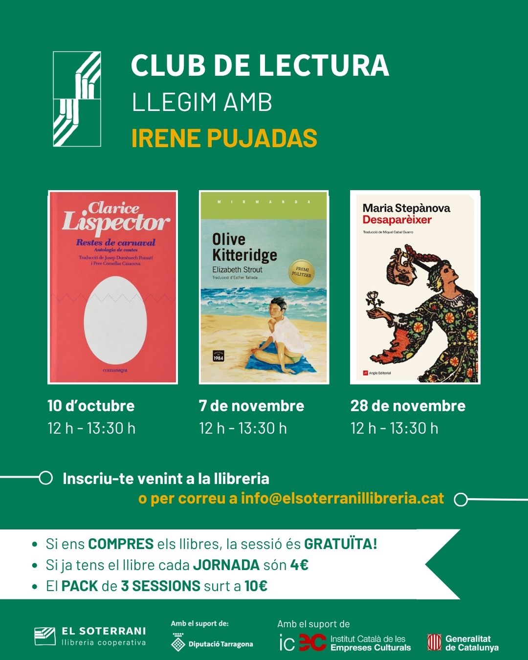 Club de lectura "Llegim amb Irene Pujadas"