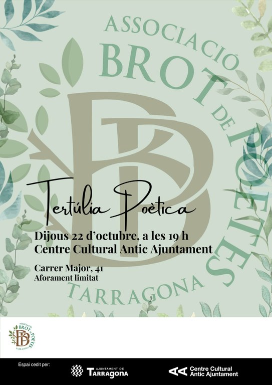 Tertúlia poètica: Brot de poetes