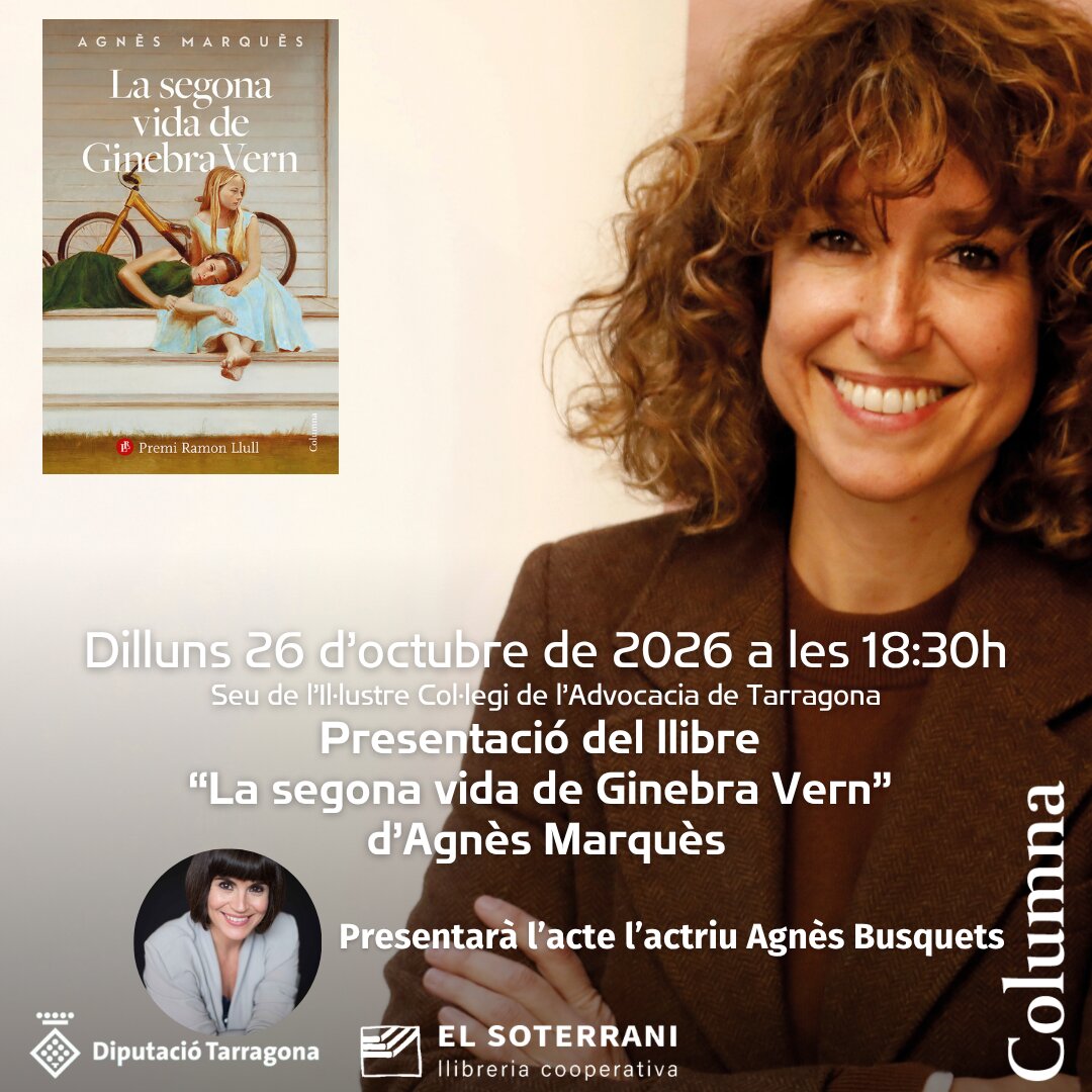 Presentació del llibre “La segona vida de Ginebra Vern”, d’Agnès Marquès
