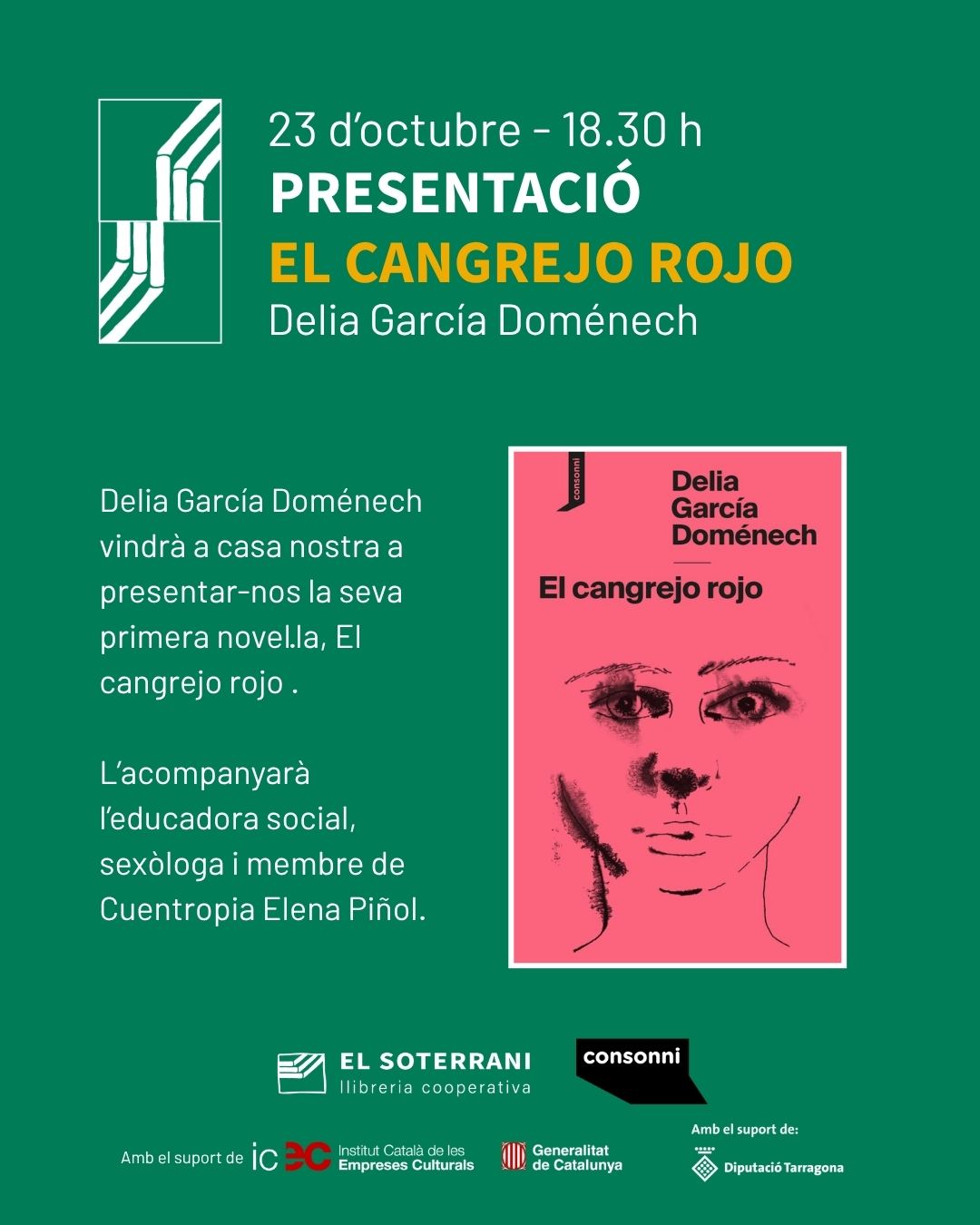 Presentació: "El cangrejo rojo", de Delia García Doménech